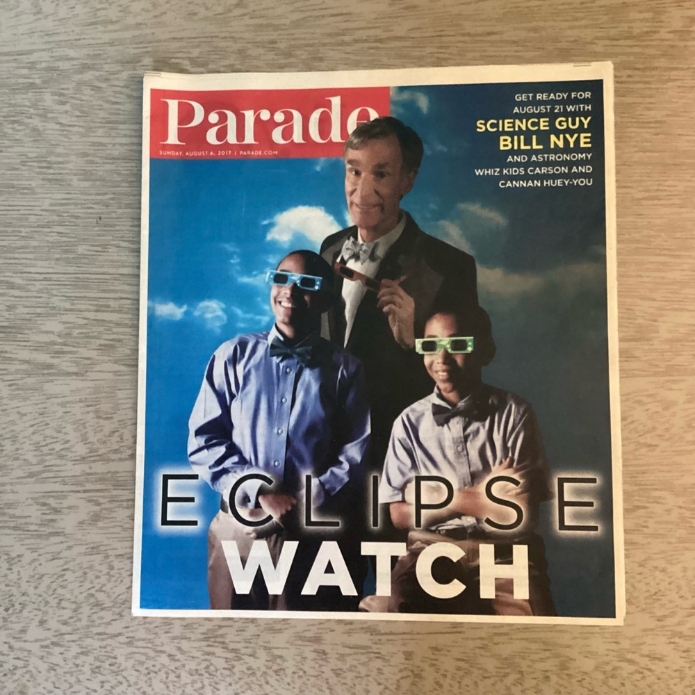 Parade Newspaper featuring Bill Nye